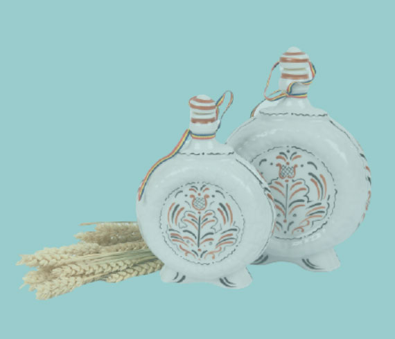 Plosca din lemn sau ceramica